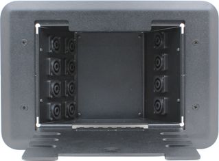 12 Port Female Speakon Floor Box - 40 AMP - 4 Pole High Current Solder Tabs