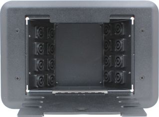 16 Port Female Speakon Floor Box - 40 AMP - 4 Pole High Current Solder Tabs