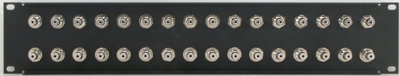 PPD32-RCABN - RCA Patch Panel Rear View