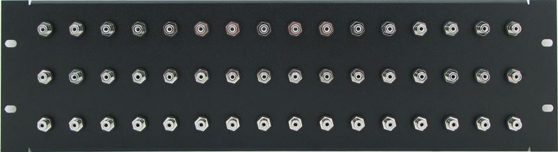 PPD48-RCABNIS - RCA Patch Panel Front View