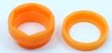 Orange Colored Isolation Washers 3/8 to 1/2