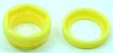 Yellow Colored Isolation Washers 3/8 to 1/2