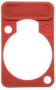 Neutrik DSS Colored ID Plate - Red