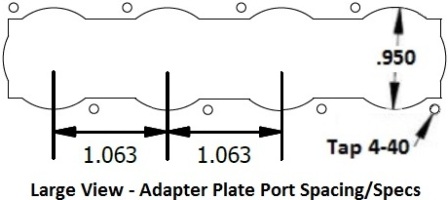Adapter Plate Hole Size Specs