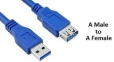 USB 3.0 Cables A Male to A Female