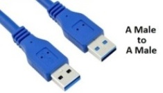 USB 3.0 Cables A Male to A Male
