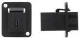 USB 3.1 C to C Bulkhead XLR D-Series Mount