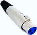 XLR 3 Pin Female Cable End