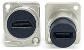  - Amphenol HDMI Bulkhead D-Series Mount
