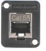 EHRJ45P6AS - Switchcraft RJ45 Cat 6A Bulkhead XLR D-Series Mount