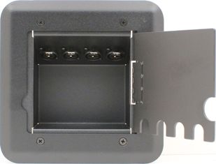 4 Port XLR/TRS Combo Floor Box - FBX4-NCJ6FIS