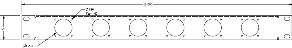 6 Port G Series Patch Panel Specs