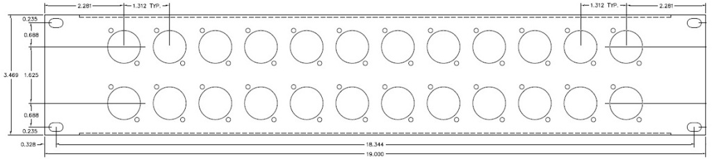 24 Port D Series Patch Panel Specs