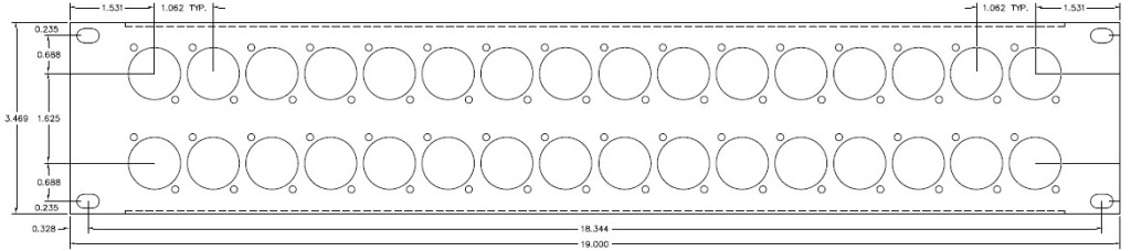 32 Port D Series Patch Panel Specs