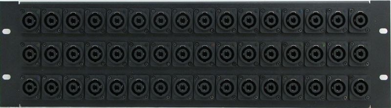 PPX48-NL4MP – 4 Pole Speakon Patch Panel Front View