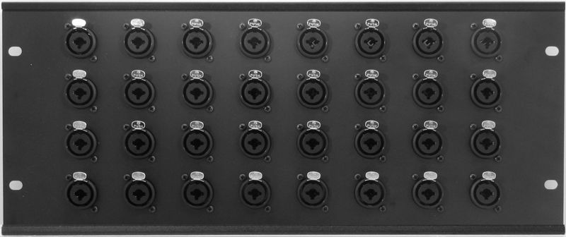 WPX32-NCJ6FIS – XLR/TRS Combo Wall Plate Front View
